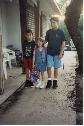 Daniel 2nd, kendall kindergarten, tommy 5th first day school 08 96