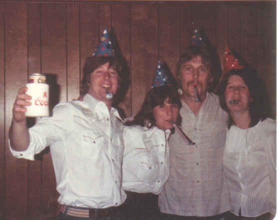 New years eve 1981 with bob and lisa newlin