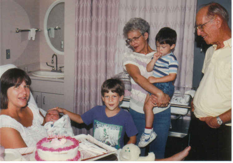 Kendall's first birthday party 1991