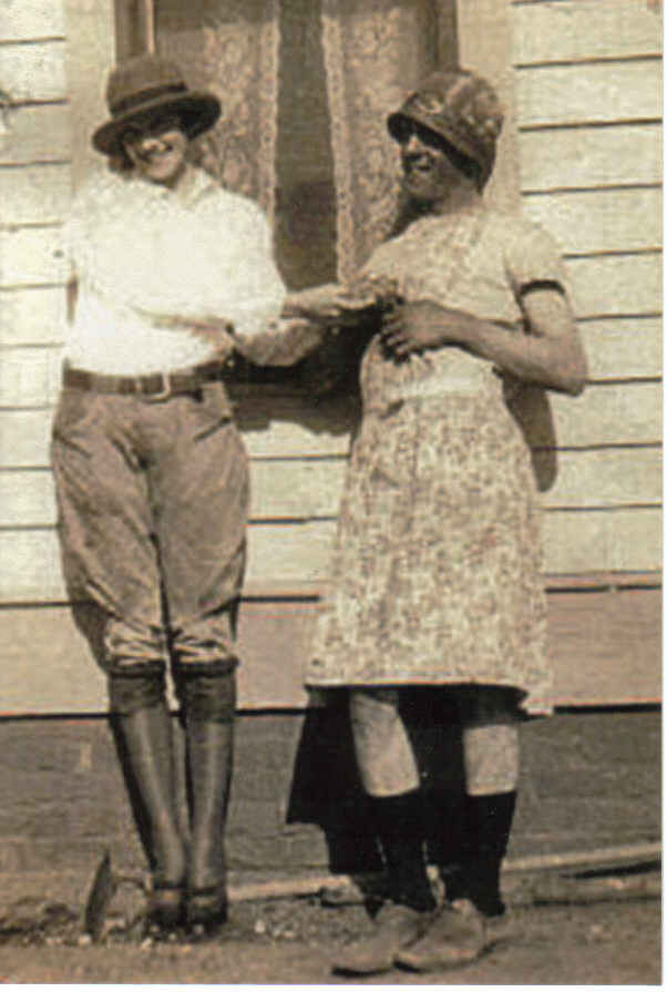 Annie b. and durward early days having fun