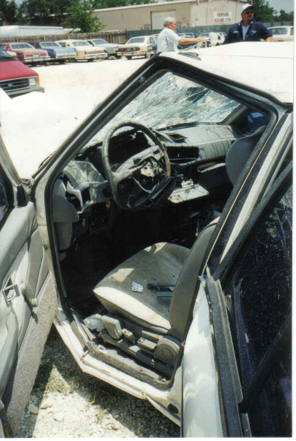 Tom's car inside 098