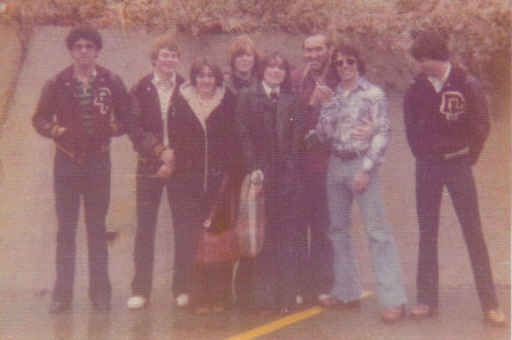 Yearbook staff to denton 1976