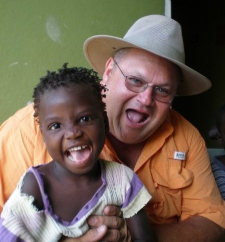 Scott Gray and Haitian friend May 09