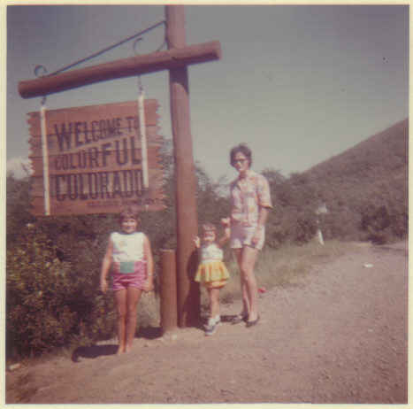 Brenda, me, mama, colorado 1962ish
