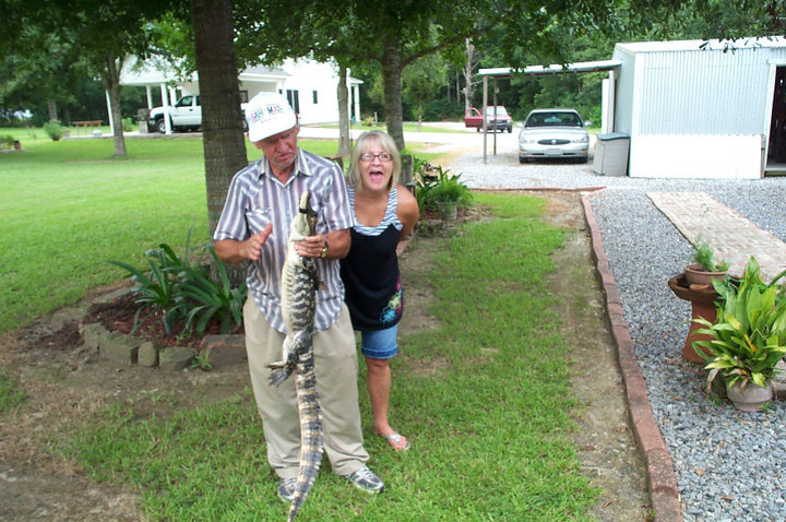 Sandy, gator and gator july 10