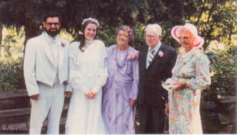 Sue and ron's wedding, grandma and grandpa 8 85