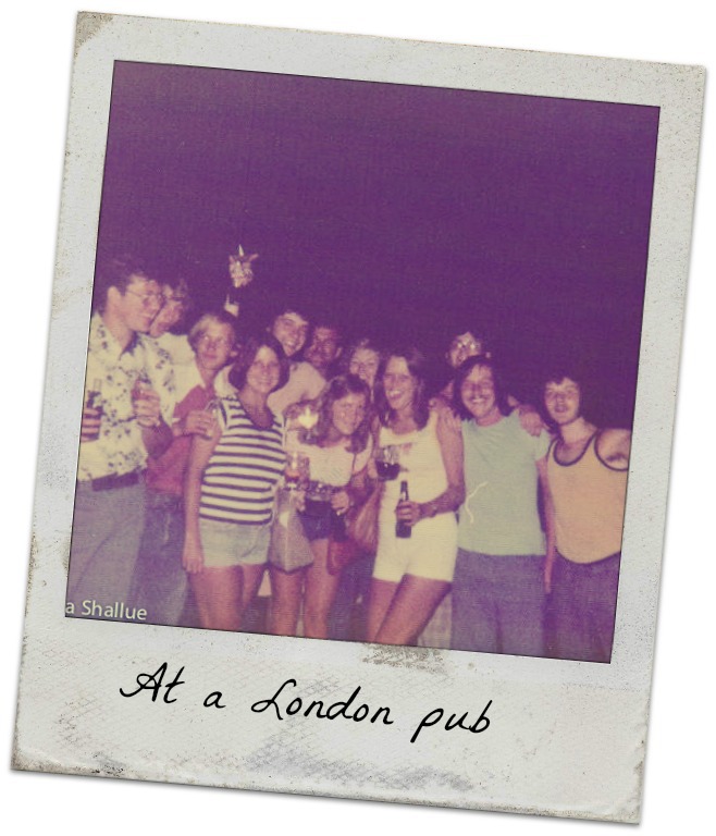 PM London pub me, Donna, Laura, etc.