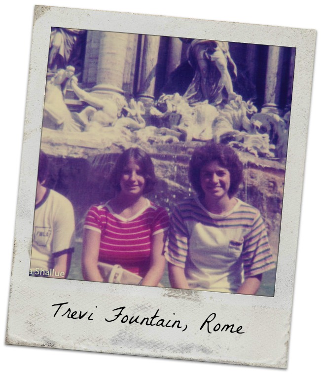 Rome, Trevi Fountain, Matt, me, Pattye