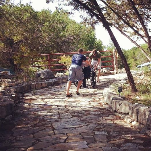 Tommy and daniel with mama