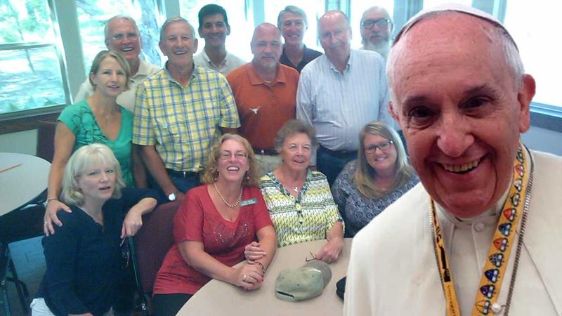 Surprise Visitor at Retreat Sept 2015