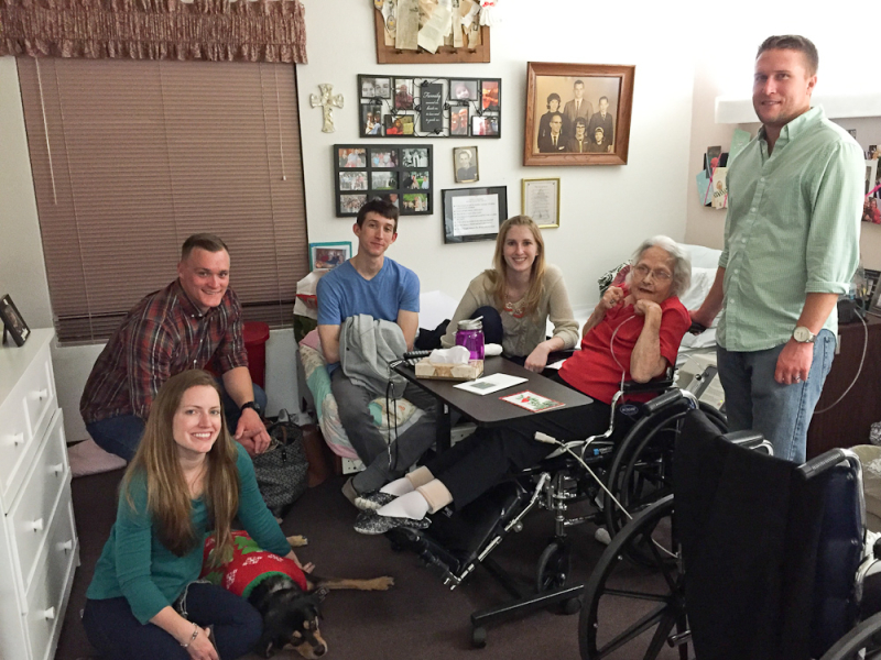 Christmas 2015 with Mama