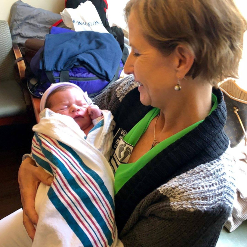 First time holding him